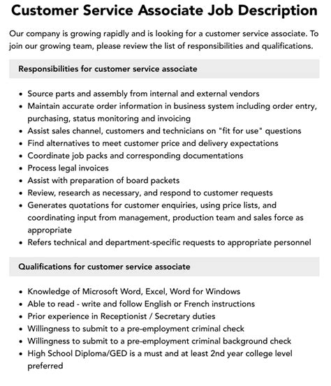 Search Customer Service Associate Jobs at。